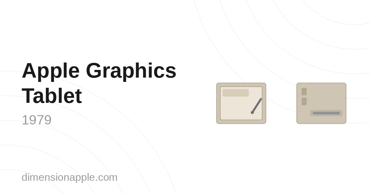 Apple Graphics Tablet (1979) · caractéristiques et histoire ...